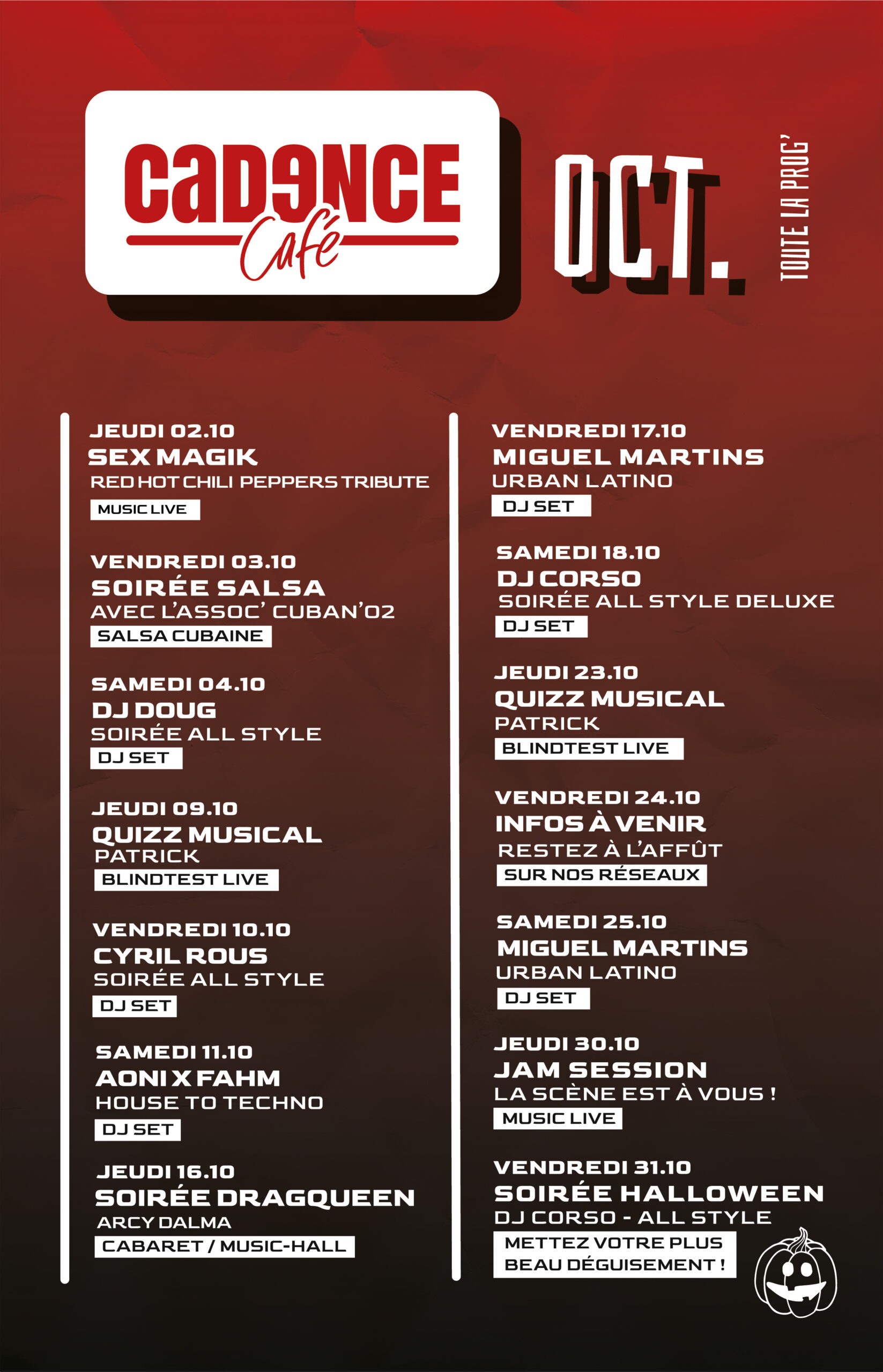 programme_site_cadence_oct Programmation musicale octobre 2025