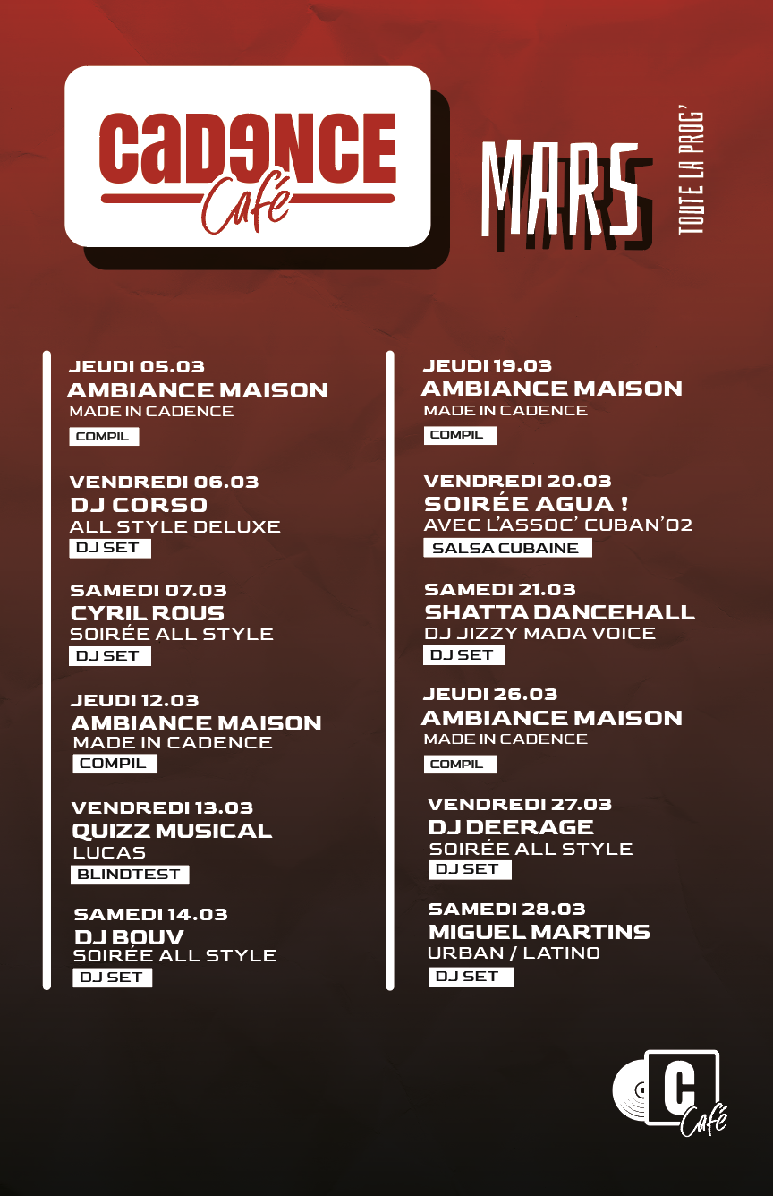 Programmation musicale octobre 2025